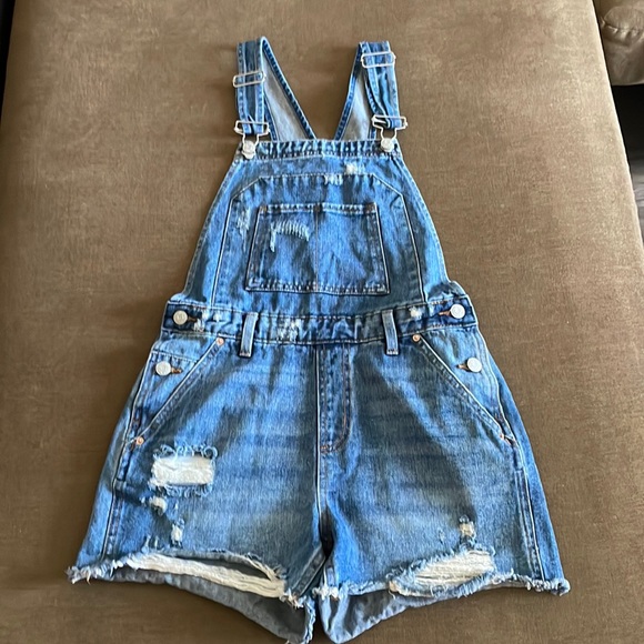 Wilde Fable Overall Shorts Girls size XS - Picture 1 of 7